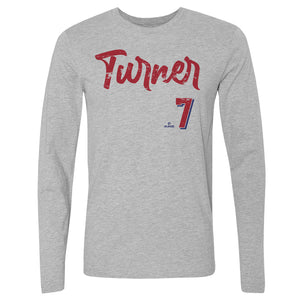 Trea Turner Men's Long Sleeve T-Shirt | 500 LEVEL